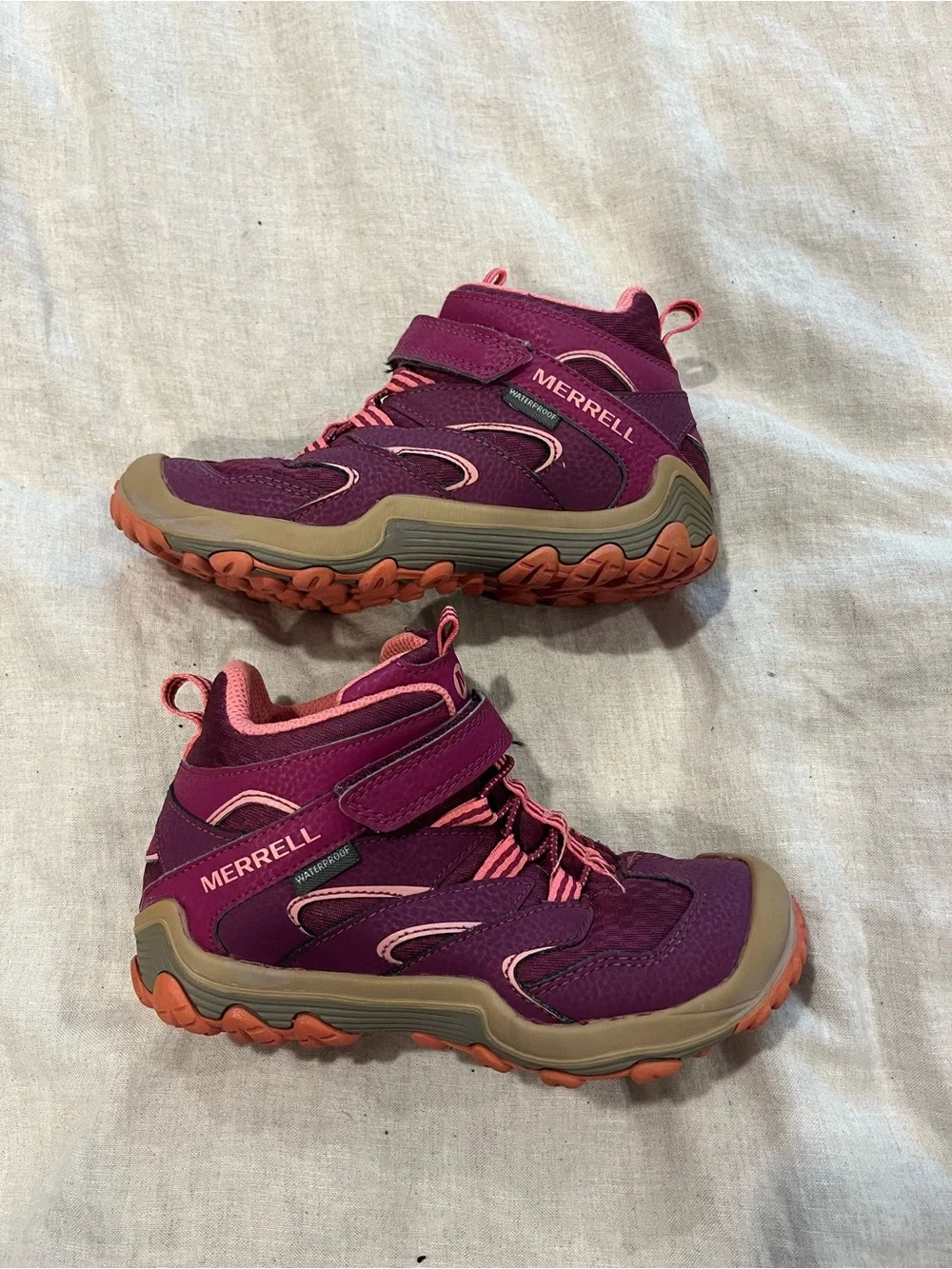 Merrell Kids Waterproof Active Sneakers - Magenta Pink